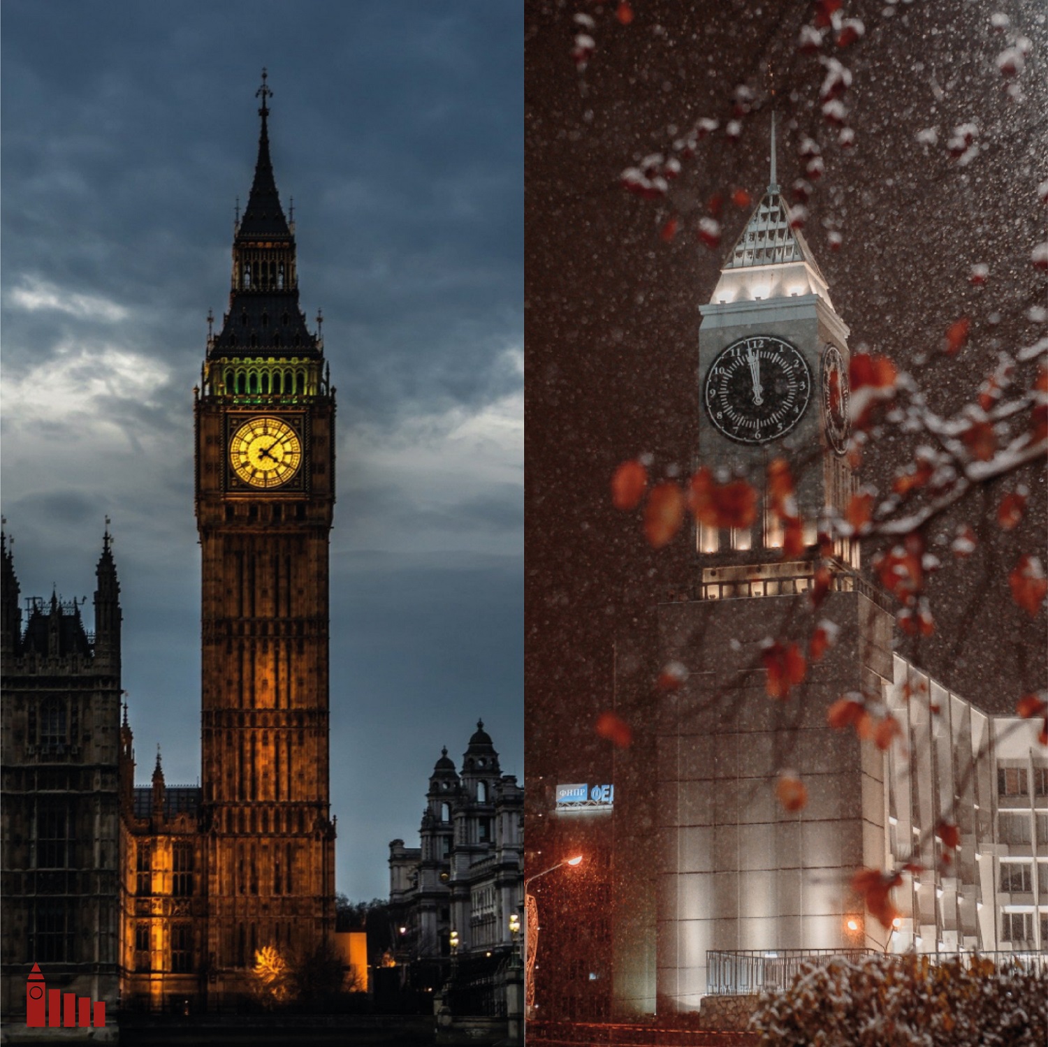 Сравнение Красноярск и Лондон